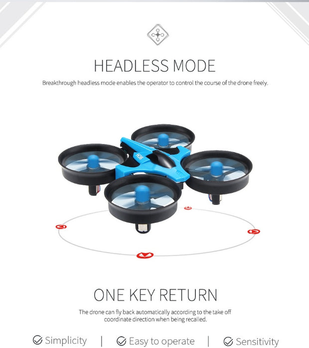 JJRC H36 Mini Drone – Headless Mode RC Quadcopter with One Key Return & Tricks