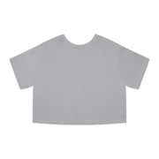 Cropped T-Shirt, Woman with Apple Design, Heritage Style, Gift for Her, Fashion Tee, Customizable Top