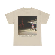 T-Shirt Tee Shirt Church vs. Gas Station Princeton,  WI 7-18-2019 Global Warming Awareness