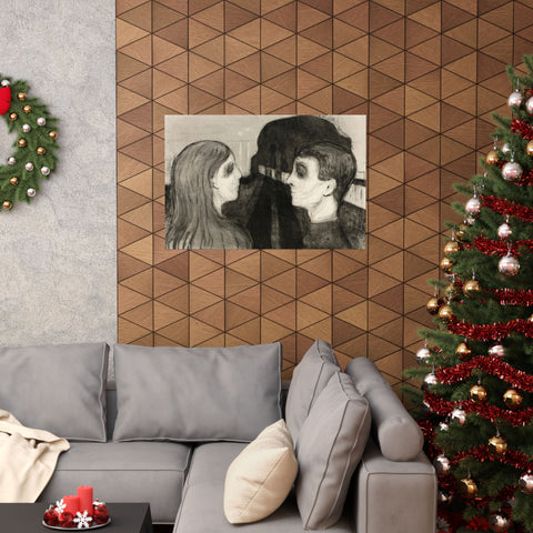 Art Print, Wall Art, Matte Print, Poster Reproduction, Edvard Munch, Attraction II, Art Institute of Chicago