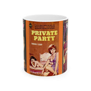 Pulp Fiction Lesbian Girls Mug, 11oz Ceramic Mug, Private Party Coffee Mug; Tea Cup, Remember Political Incorrect Days, Men Ruled, Women