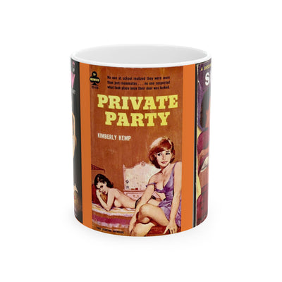 Pulp Fiction Lesbian Girls Mug, 11oz Ceramic Mug, Private Party Coffee Mug; Tea Cup, Remember Political Incorrect Days, Men Ruled, Women