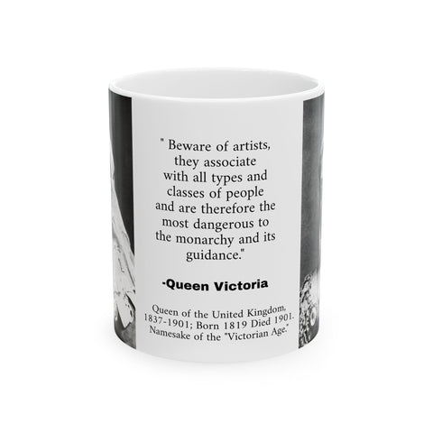 Queen Victoria Royal Family England History Gift for Woman Ceramic Coffee Mug 11oz