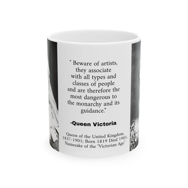 Queen Victoria Royal Family England History Gift for Woman Ceramic Coffee Mug 11oz