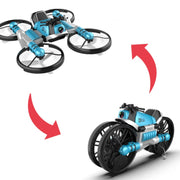 WiFi FPV RC Drone Motorcycle 2-in-1 – Foldable Quadcopter with Camera & Altitude Hold