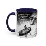 Vintage Art Accent Coffee Mug, Photo by Eugene Atget, Teri Kulat Quotation, Unique Gift for Therapists, 11oz Mug, Chic Coffee Cup, Art