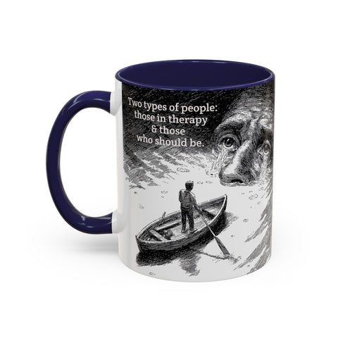Vintage Art Accent Coffee Mug, Photo by Eugene Atget, Teri Kulat Quotation, Unique Gift for Therapists, 11oz Mug, Chic Coffee Cup, Art