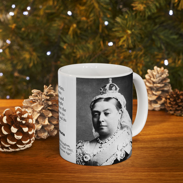Queen Victoria Royal Family England History Gift for Woman Ceramic Coffee Mug 11oz