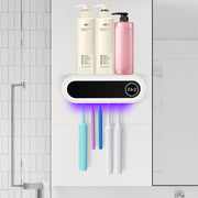 Wall-Mounted Smart Toothbrush Holder with UV Sterilizer