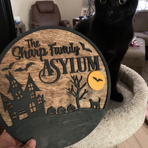 Personalized Halloween Home Decor