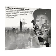 Poster Print, Great Gatsby Watercolor Art, Daisy Buchanan, Literary Quote, Wall Decor, Home Office Decoration