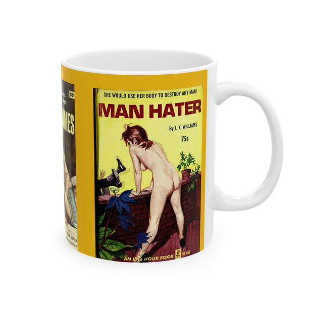 Ceramic Mug 11oz Retro Pulp Fiction Gift for Boyfriend Gift for Man Gift for 19th Century History Buff
