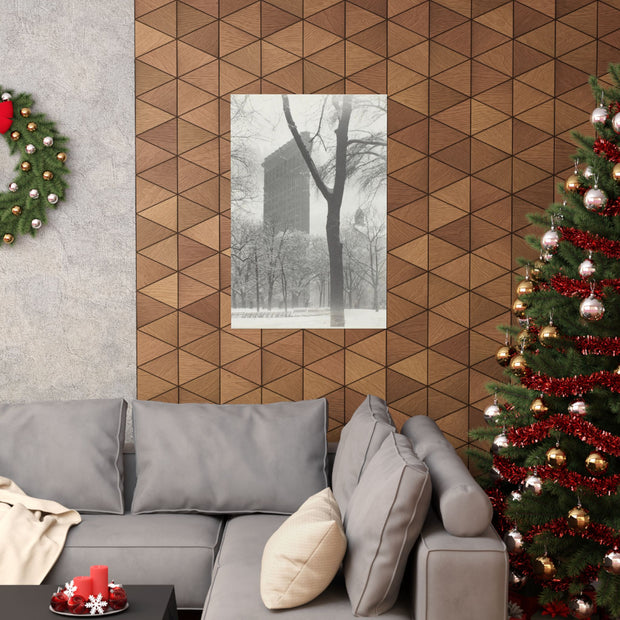 Matte Vertical Posters "The Flatiron" by Alfred Stieglitz, 1902