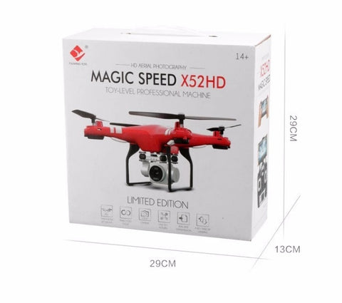 X52 RC Drone – Altitude Hold Quadcopter with 1080P HD Camera & WiFi