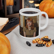 Hollywood Actress Tribute Coffee Mug, Lucian Freud Gustave Klimt Style, 11oz 15oz Ceramic Cup Art Lover Gift, Famous Actress Drinkware,