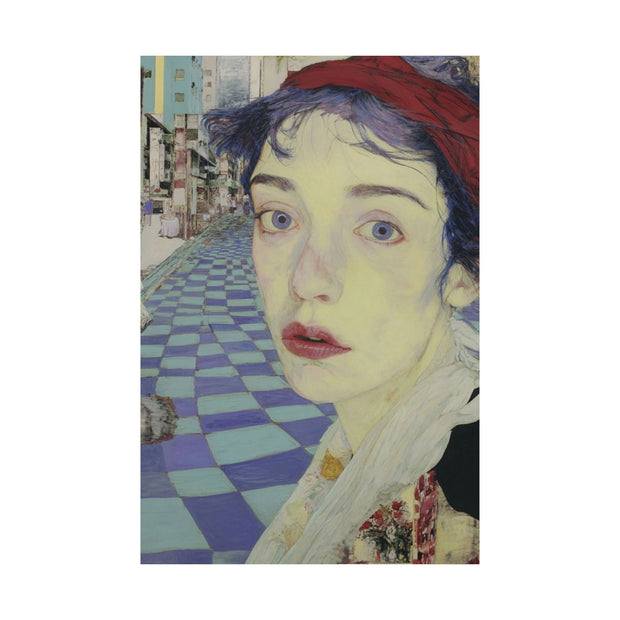 Matte Vertical Posters - "Receptive yet Determined to Survive- In Memory of My Mother" by Nick Palsgraf (2025) Painting 24x36 In Poster