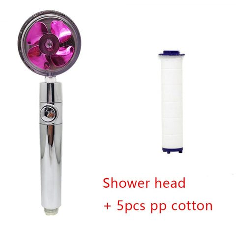360 Rotating Water-Saving Shower Head
