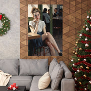 Portrait Matte Vertical Poster, Nick Palsgraf Art, Mother McAuley High School, Fox's Pizza, 1977, Neurotic Tension,