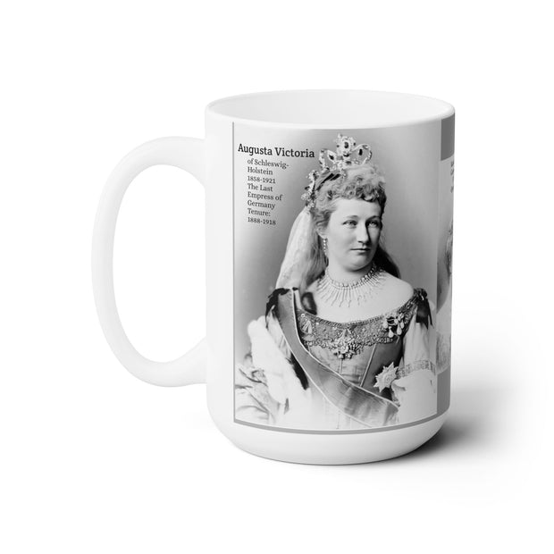 Ceramic Mug 15oz Empress Augusta Viktoria and Kaiser Wilhelm II of Germany Gift for German History Buff Gift for Men