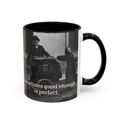 Vintage Art Accent Coffee Mug, Photo by Eugene Atget, Teri Kulat Quotation, Unique Gift for Therapists, 11oz Mug, Chic Coffee Cup, Art