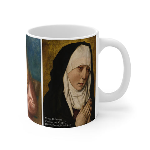 Mug 11oz Gift for Art Lover Pierre Renoir & Dierre Bouts Gift for Woman