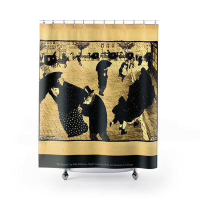 Shower Curtains: "The Shower" by Félix Vellotton, (1894) Courtesy of the Art Institute of Chicago; 71x74 Inches