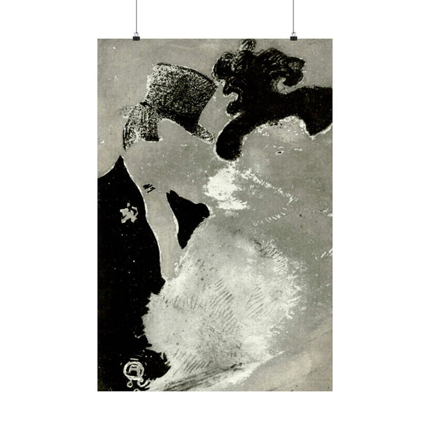 Satin Posters (300gsm) Toulouse Lautrec 1896 At the Opera Courtesy Art Institute of Chicago