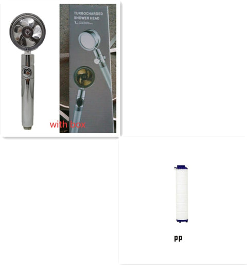 360 Rotating Water-Saving Shower Head