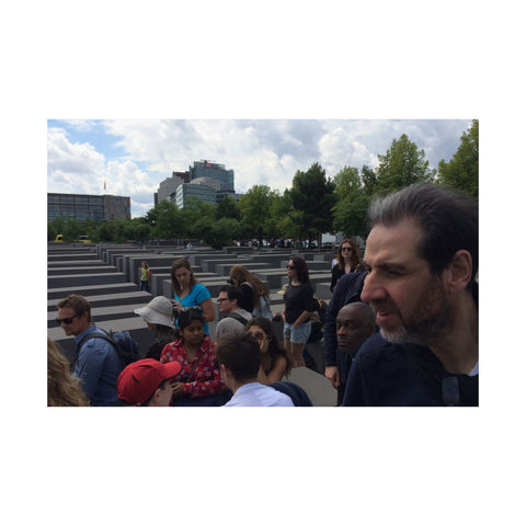 Photographer in Berlin Matte Poster, Holocaust Memorial Art Print, Historical Photography, Wall Decor, History Buff Gift