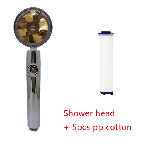 360 Rotating Water-Saving Shower Head
