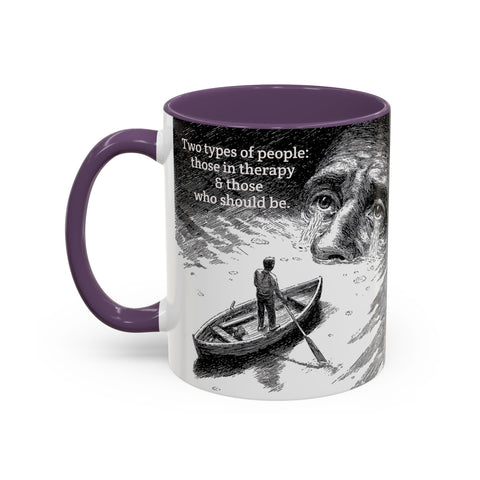 Vintage Art Accent Coffee Mug, Photo by Eugene Atget, Teri Kulat Quotation, Unique Gift for Therapists, 11oz Mug, Chic Coffee Cup, Art