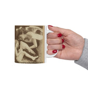 Ceramic Mug with Julia Margaret Cameron's Rare Masterworks, Madonna Riposata & Venus Chiding Cupid, Fine Art Photography Vintage Gift, Art