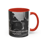 Vintage Art Accent Coffee Mug, Photo by Eugene Atget, Teri Kulat Quotation, Unique Gift for Therapists, 11oz Mug, Chic Coffee Cup, Art