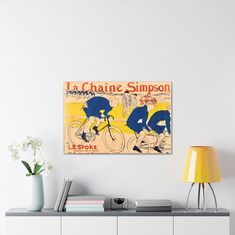Canvas Stretched, 0.75" Toulouse-Lautrec "The Simpson Chain" (1896) Prices Are U.S. Only; Outside U.S. Please Contact Us