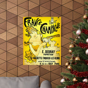 Matte Vertical Posters 22 wide 28 long Toulouse-Lautrec Protogé Pierre Bonnard 1889 France-Champagne Ad