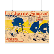 Matte Horizontal Posters Toulouse Lautrec La Chaine Simpson 30 inch wide 22 long