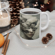 William Tell's Daughter Ceramic Mug, Nick Palsgraf Art, 11oz, 15oz, Unique Coffee Cup, Gift for Art Lovers, Kitchen Decor, Tea Mug
