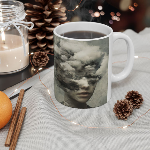 William Tell's Daughter Ceramic Mug, Nick Palsgraf Art, 11oz, 15oz, Unique Coffee Cup, Gift for Art Lovers, Kitchen Decor, Tea Mug