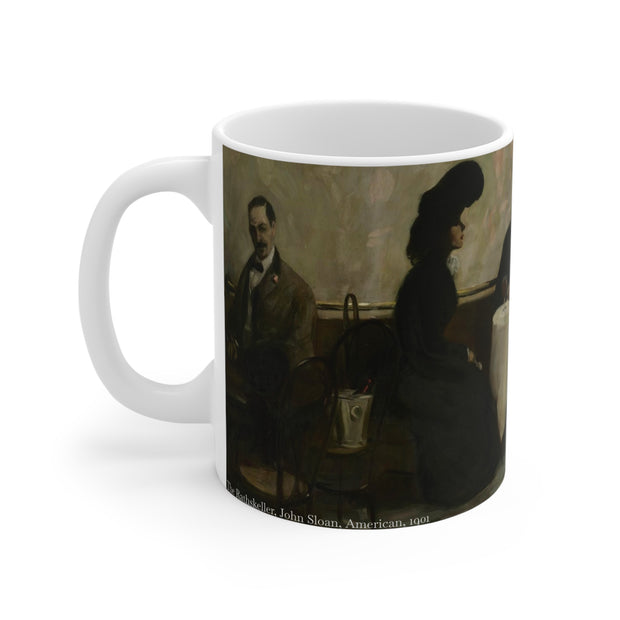 Mug 11oz Gift for Woman Artist Friend, John Sloan The Rathskeller Coffee Cup, Tea Mug, Novelty Gift, Ceramic Drinkware