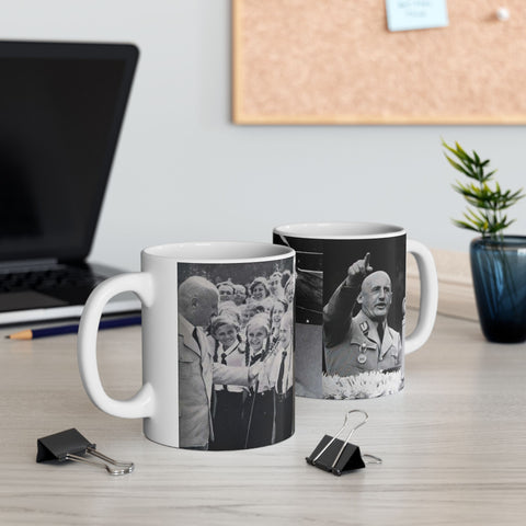 Julius Streicher Mug, 11oz Ceramic Cup for History Buffs, Nazi Germany Enthusiasts, Historical Collectors, Der Sturmer Publisher