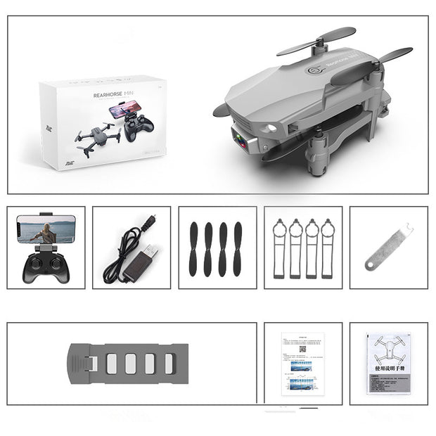 Folding Drone – HD 4K Mini Quadcopter with Camera for Aerial Photography & RC Airplane Toy