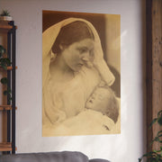 Fine Art Posters - Reproduction of Julia Margaret Cameron's 'Madonna Riposata' (1865) - Photographic Fine Art Pioneer 1815-1879, Vintage Art