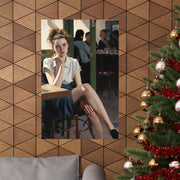 Portrait Matte Vertical Poster, Nick Palsgraf Art, Mother McAuley High School, Fox's Pizza, 1977, Neurotic Tension,