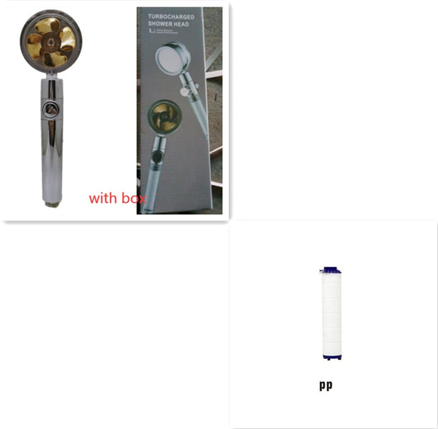 360 Rotating Water-Saving Shower Head
