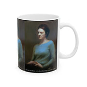 Ceramic Mug 11oz Mother of Three with New Earrings Mother's Day Gift by Zin Lim, 2006; Order of Merit Winner