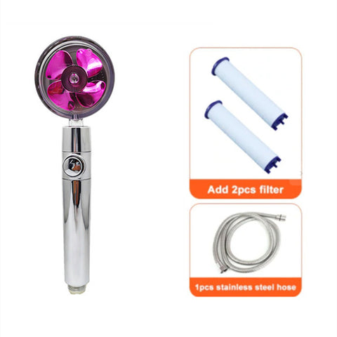 360 Rotating Water-Saving Shower Head