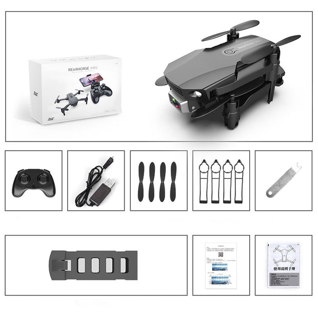 Folding Drone – HD 4K Mini Quadcopter with Camera for Aerial Photography & RC Airplane Toy