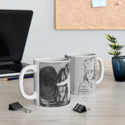 Mug 11oz Edvard Munch & Manet Sketching Consolation Artwork