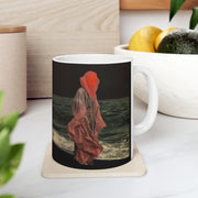 11 Oz Coffee Mug, "Happy Priest After a Brawl " and "Chinese Ascetic by the Sea" Photo & Painting by Nick Palsgraf (2025)