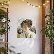 Poster Print, Photo Art Paper, The Carnival of Mystique by Nick Palsgraf (2025), Irish Girl Confronting Beauty, 32x32 inches, Wall Art